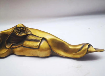 China brass Bodhidharma Buddha crafts statue