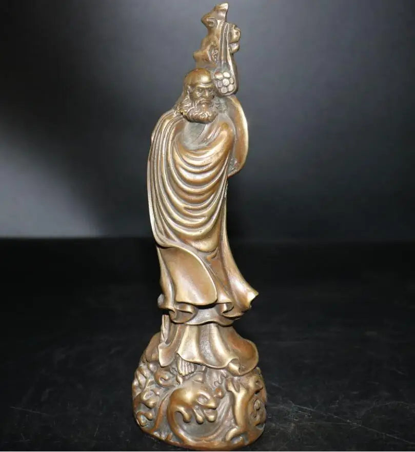 China brass Bodhidharma crafts statue