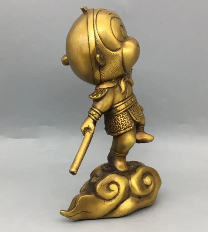 China brass Cartoons Monkey King crafts statue