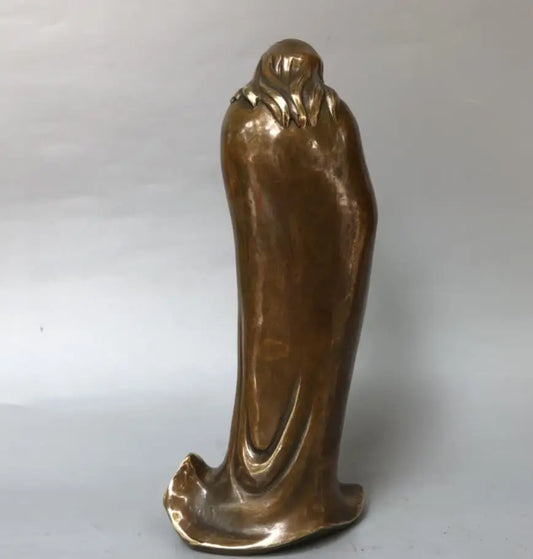 China brass DARUMA Patriarch crafts statue