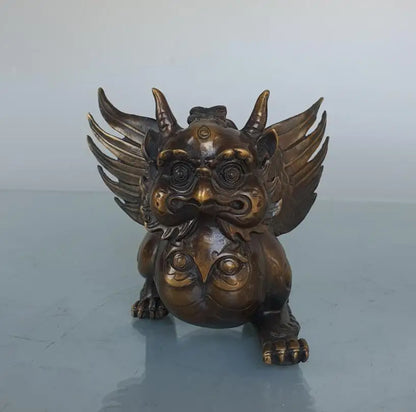 China brass Dapeng God bird crafts statue