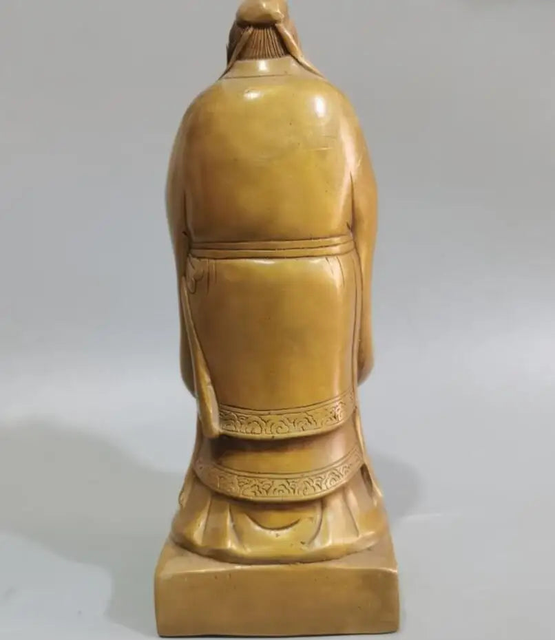 China brass Educator Confucius crafts statue