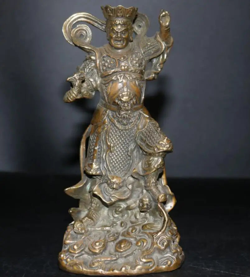 China brass Four Heavenly Kings crafts statue