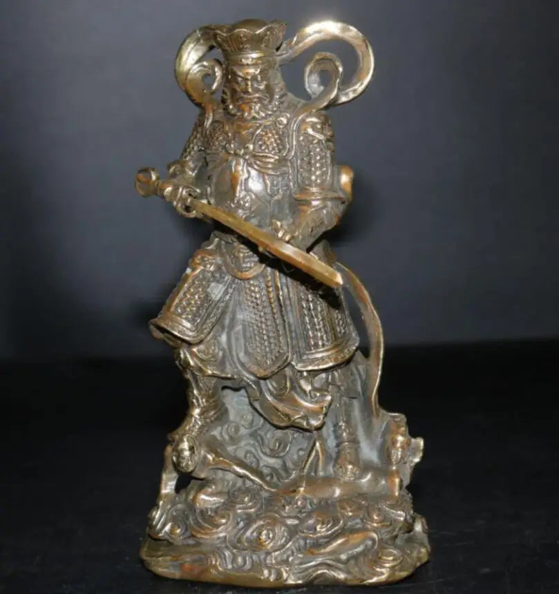 China brass Four Heavenly Kings crafts statue