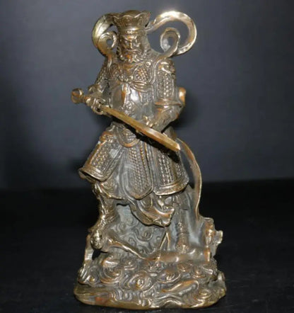 China brass Four Heavenly Kings crafts statue