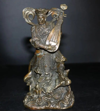 China brass Four Heavenly Kings crafts statue