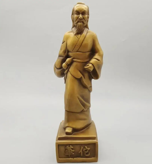 China brass God doctor Hua Tuo crafts statue
