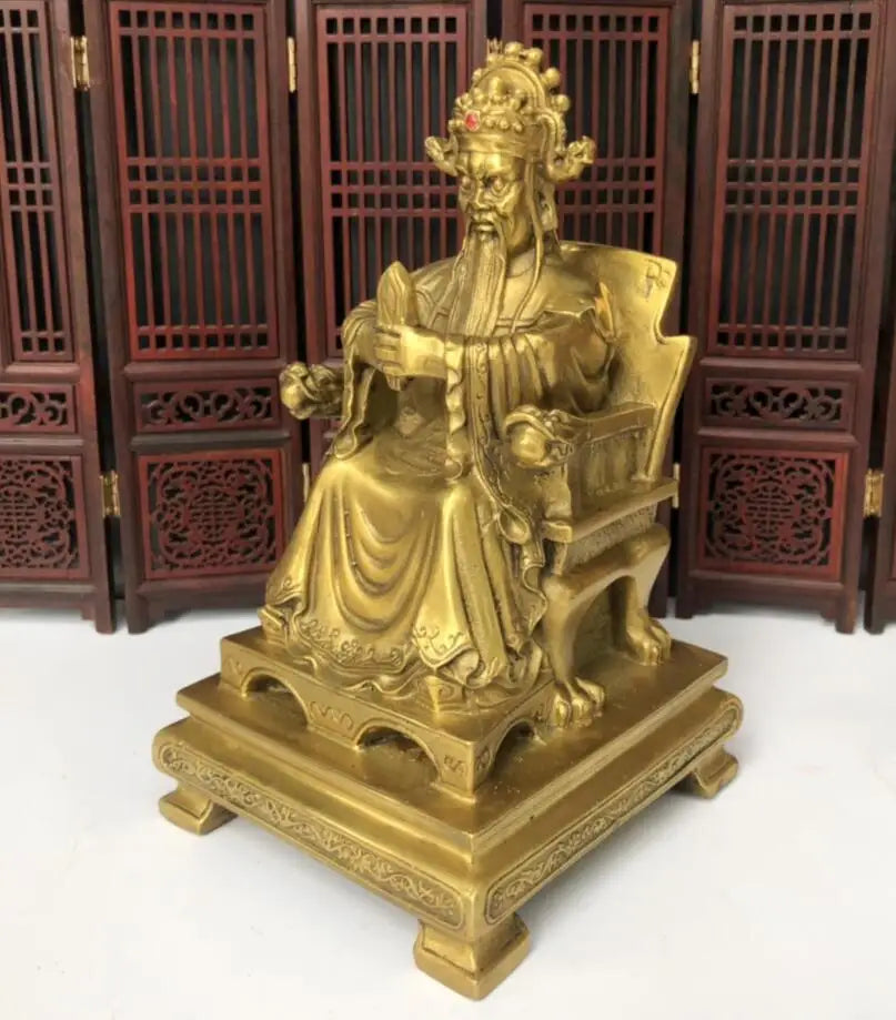 China brass God of Wealth crafts statue
