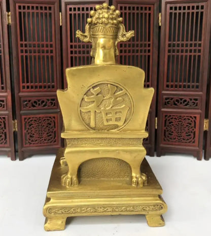 China brass God of Wealth crafts statue