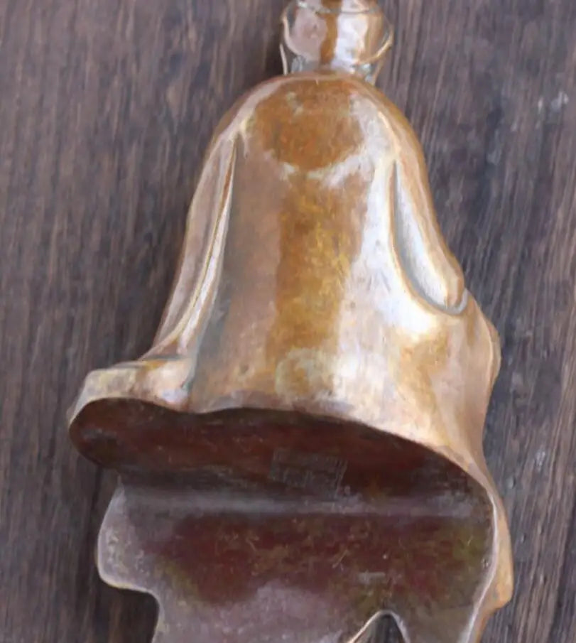 China brass Goddess of mercy bodhisattva Buddha crafts statue