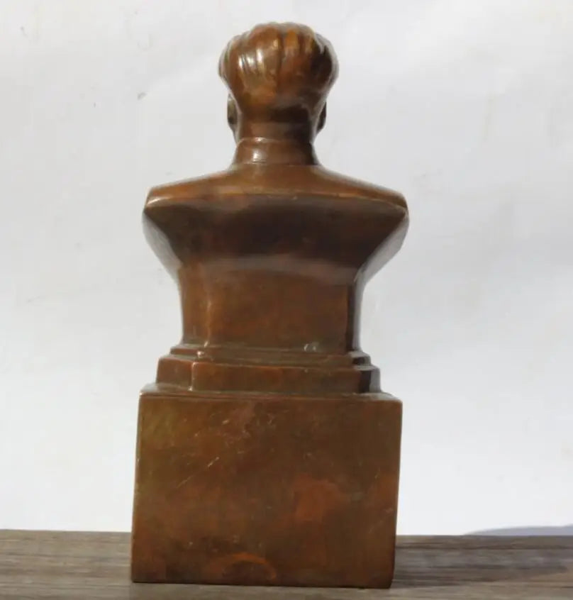China brass Great leader Chairman MAO bust crafts statue