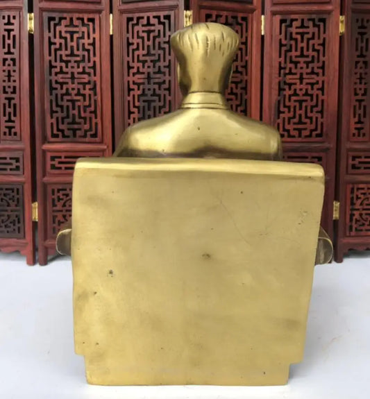 China brass Great leader Chairman MAO crafts statue