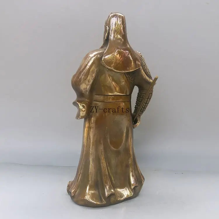 China brass Guan yu crafts statue collection Ornaments