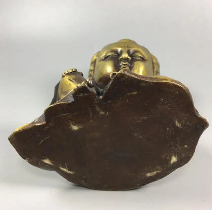 China brass Guanyin Buddha crafts statue