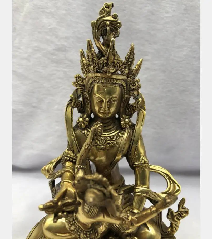 China brass Happy Buddha crafts statue