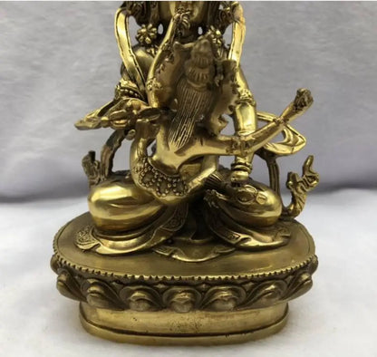 China brass Happy Buddha crafts statue