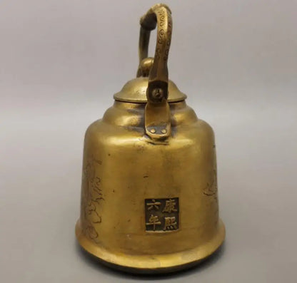 China brass He Xiangu teapot crafts statue