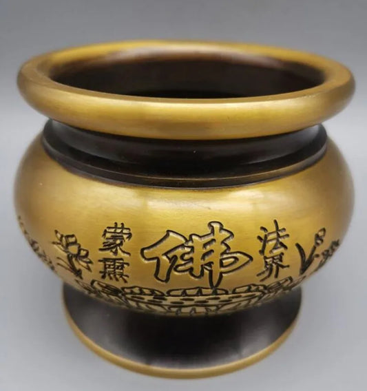 China brass Insert incense incense burner crafts statue