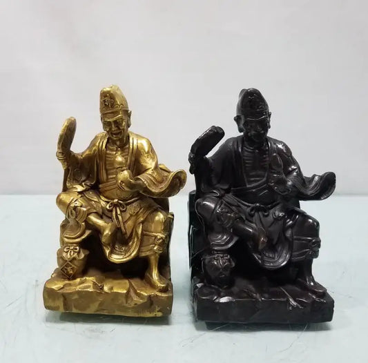 China brass Jigong Buddha crafts statue