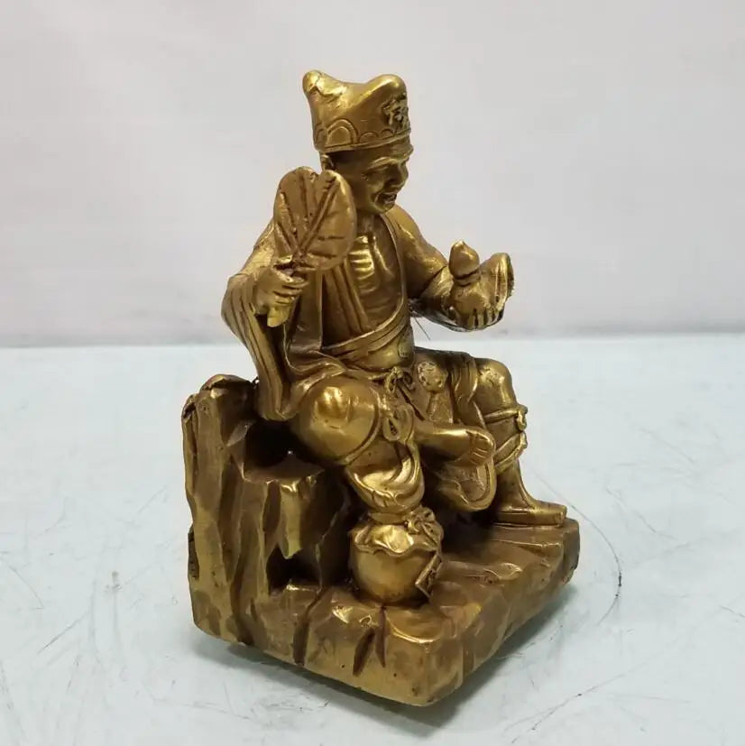 China brass Jigong Buddha crafts statue