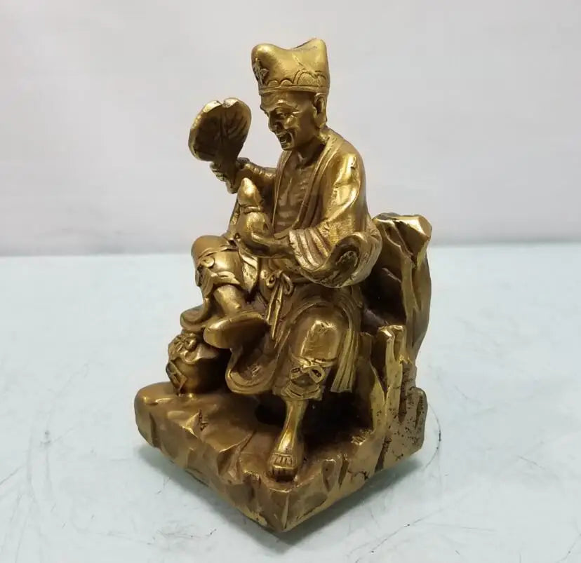 China brass Jigong Buddha crafts statue