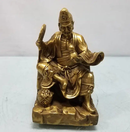 China brass Jigong Buddha crafts statue