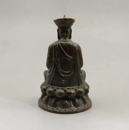 China brass Jizo king small crafts statue