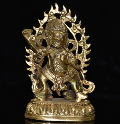 China brass King kong Buddha crafts statue