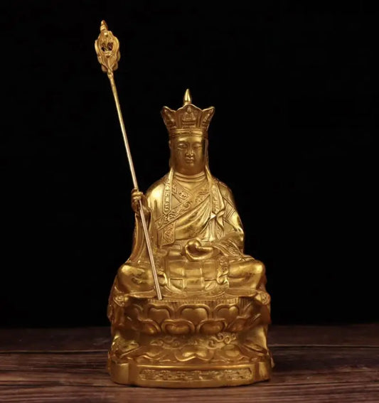 China brass Ksitigarbha crafts statue
