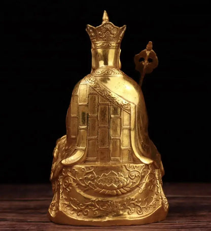 China brass Ksitigarbha crafts statue