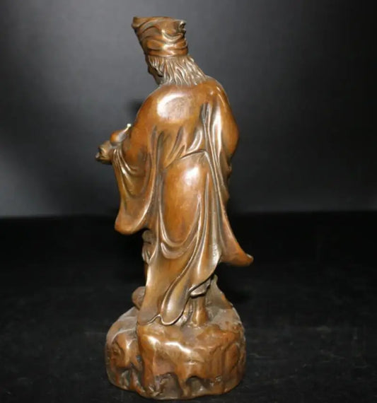 China brass Living Buddha Ji Gong crafts statue