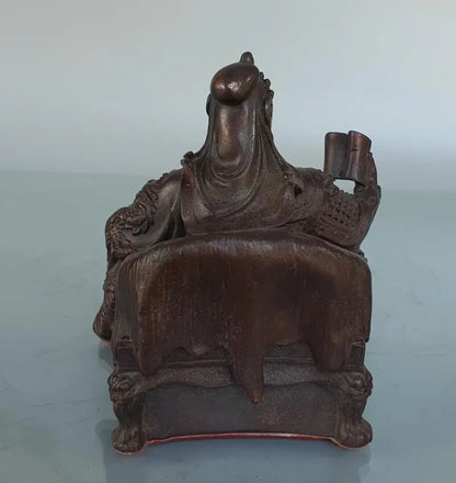 China brass Look book Guan yu crafts statue