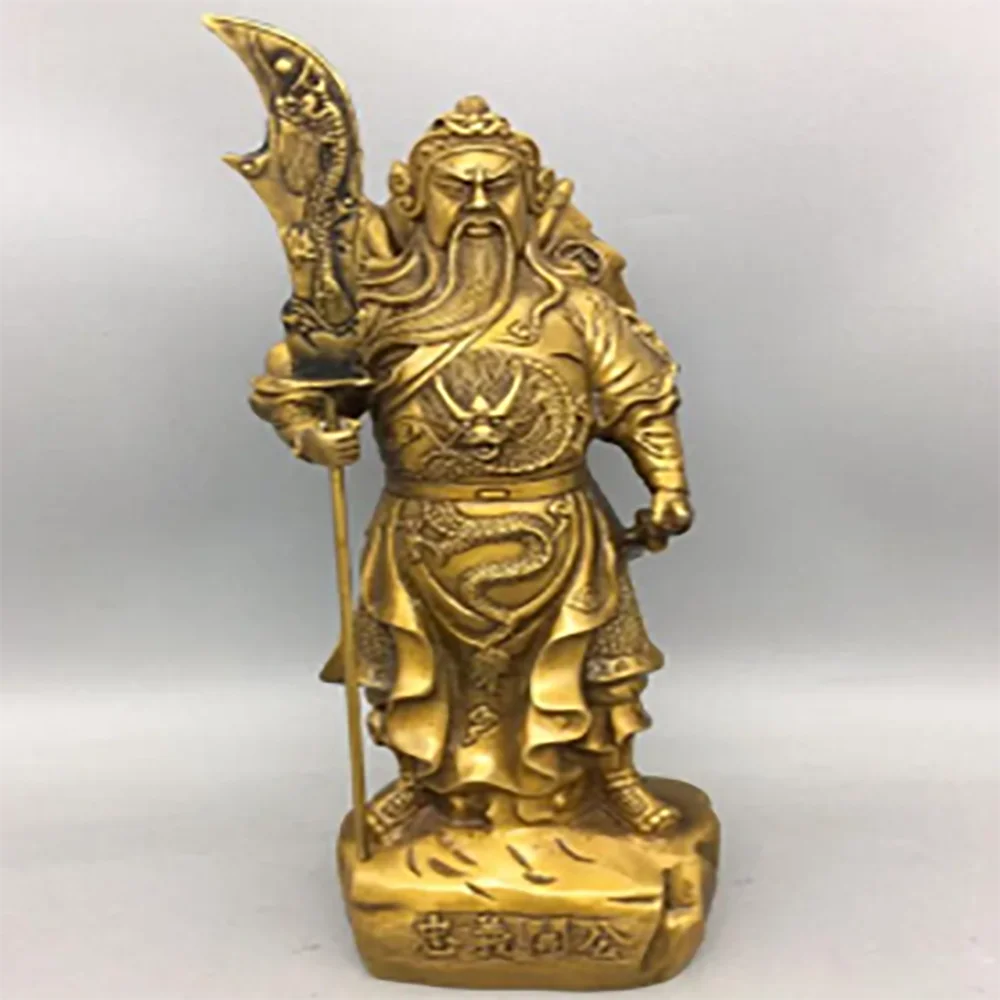 China brass Loyal Righteousness Guan Yu crafts statue