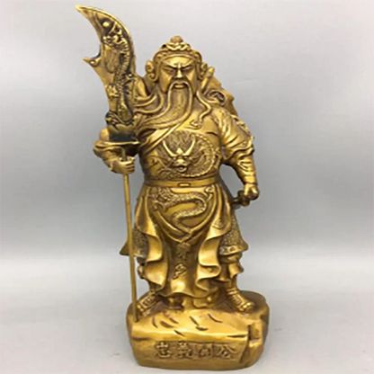 China brass Loyal Righteousness Guan Yu crafts statue