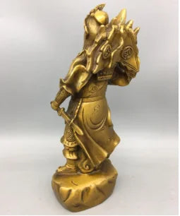 China brass Loyal Righteousness Guan Yu crafts statue
