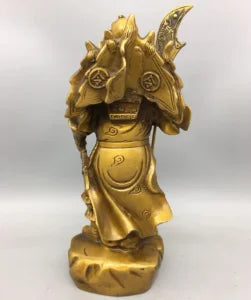 China brass Loyal Righteousness Guan Yu crafts statue