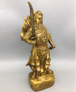 China brass Loyal Righteousness Guan Yu crafts statue