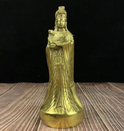 China brass Mazu crafts statue