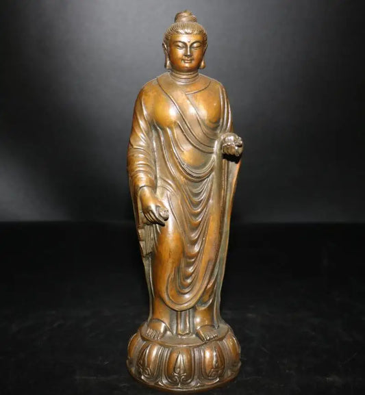 China brass Medicine Buddha crafts statue