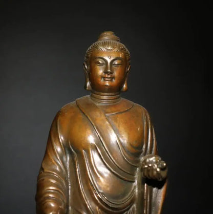 China brass Medicine Buddha crafts statue