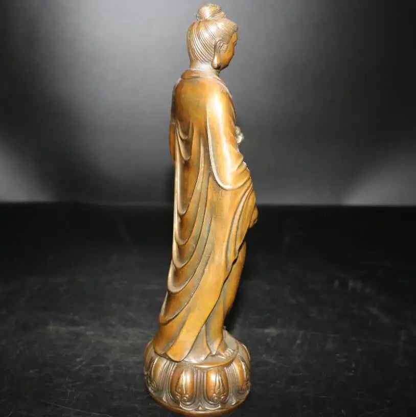 China brass Medicine Buddha crafts statue