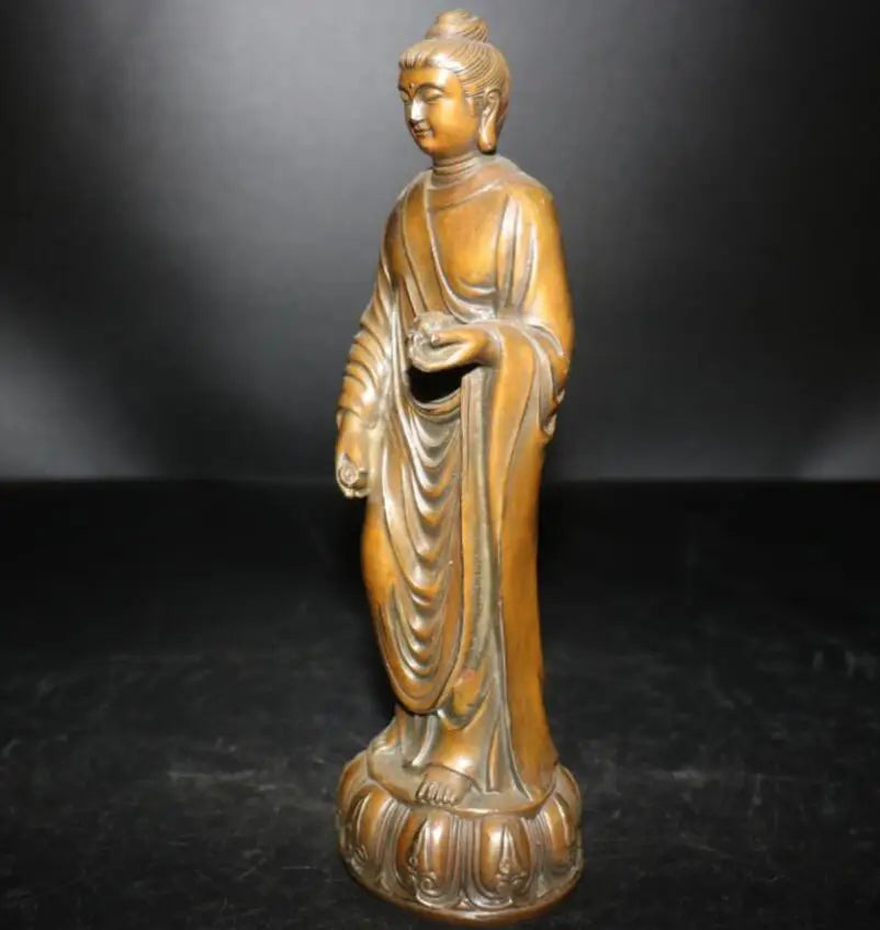China brass Medicine Buddha crafts statue