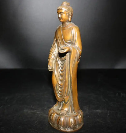 China brass Medicine Buddha crafts statue