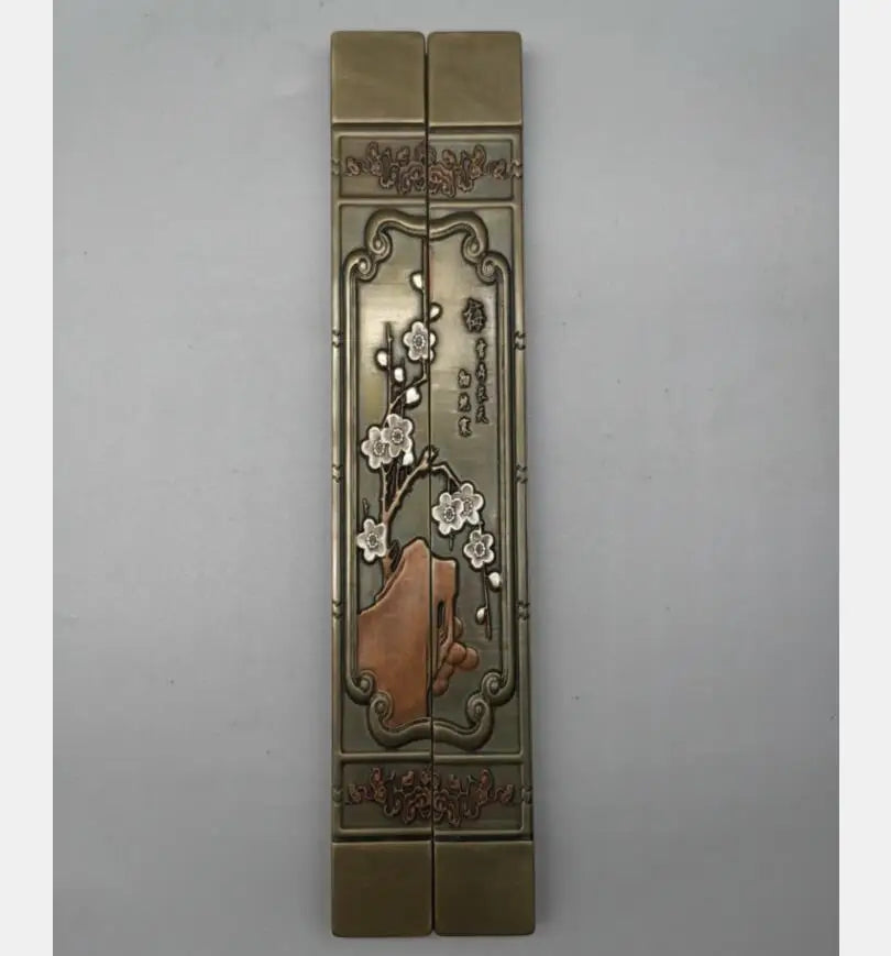 China brass Paper weight crafts statue A pair