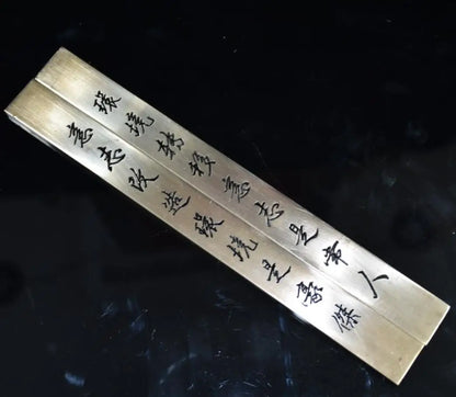 China brass Paper weight crafts statue A pair