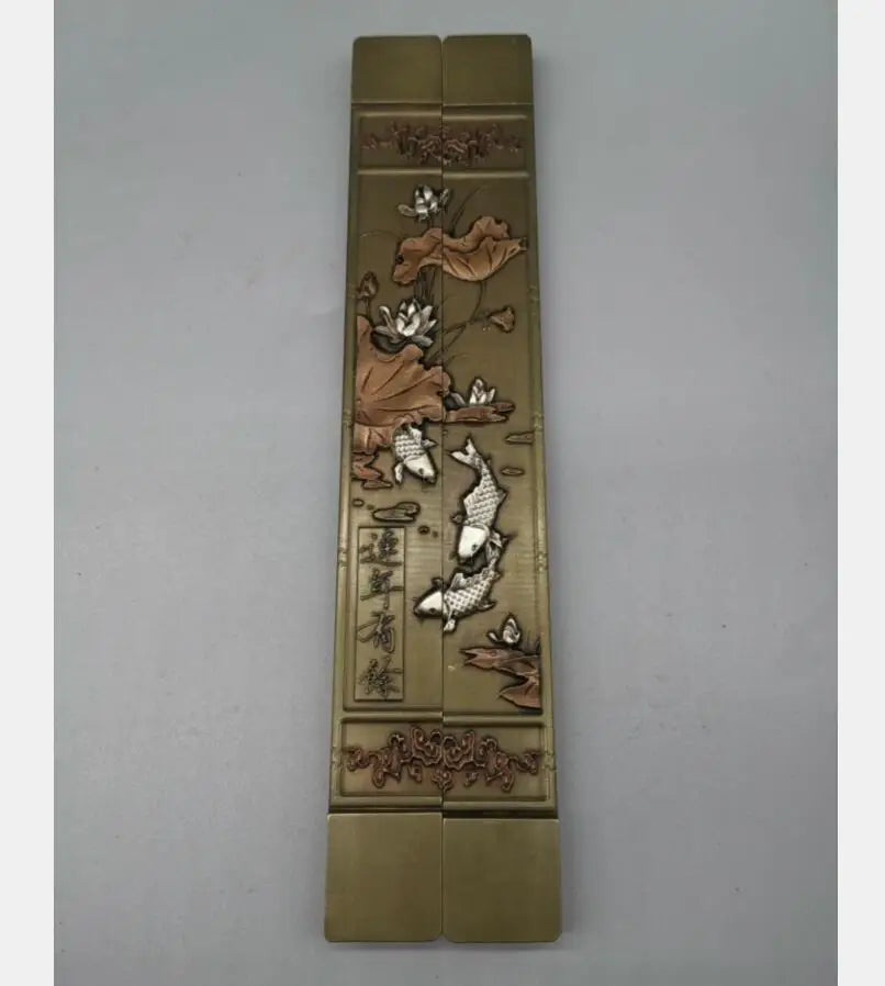 China brass Paper weight crafts statue A pair