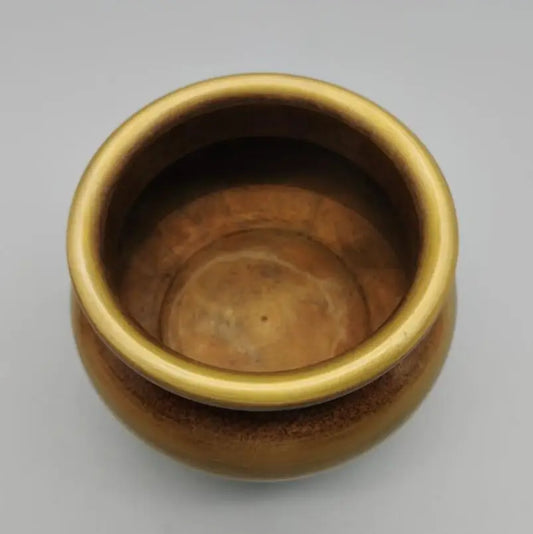 China brass Round shape Incense burner crafts statue