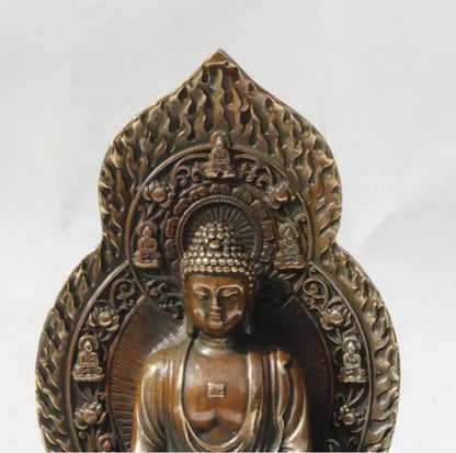 China brass Sakyamuni Buddha crafts statue