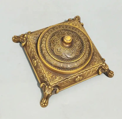 China brass Seiko production ashtray crafts statue
