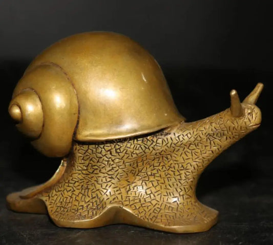 China brass Seiko snail crafts statue